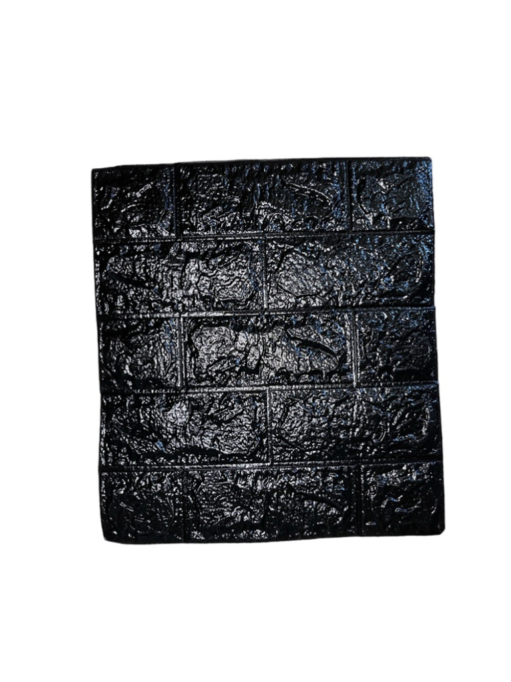 3D Brick Wall Peel & Stick Decor Art & Decal One Size Black